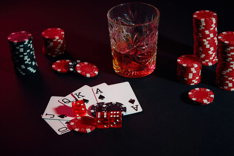 Mesa de jogos de cassino ao vivo
